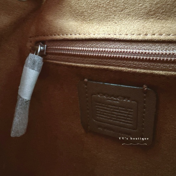 NWT Coach Amelia Convertible Backpack Crossbody Pebble Leather Iris Purple CL408 - Picture 10 of 12